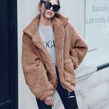 Faux sheepskin coat women winter warm 2018 new arrivals outerwear coats woman winter 2018 fahion sheepskin womens coats KK2644 2024 - buy cheap