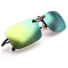 Polarized Day Night Vision Clip-On Flip-Up Lens Sunglasses Driving Glasses Cool 7 Colors Anti-sun Best Square Eye Protection 2024 - buy cheap