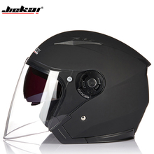 Genuine JIEKAI Helmet Motorcycle Motorbike Dual Lens Summer/Winter Open Face Helmet Moto capacete para motocicleta casco 2024 - buy cheap