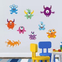 Color funny animal children's room DIY wallpaper bedroom living room wallpaper home decoration PVC removable wall stickers 2024 - buy cheap