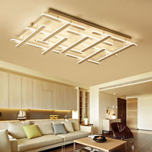 Luminária de teto em led minimalista, com luzes camufladas para sala de estar, restaurante escandinavo e moderno, minimalista 2024 - compre barato