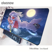 inuyasha mousepad 700x400x3mm gaming mouse pad gamer mat big game computer desk padmouse keyboard HD print play mats 2024 - buy cheap