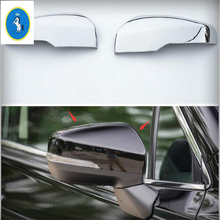 Yimaautokits-cubierta cromada de espejo retrovisor para coche, cubierta decorativa embellecedora para Subaru Forester, 2019, 2020, 2021 2024 - compra barato