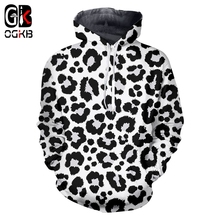 OGKB Hoodies Men's New Hooded Animal 3D Pullover Print Snow Leopard Hip Hop Oversized Clothes Men's Autumn Long Sleeve Hoodies 2024 - buy cheap
