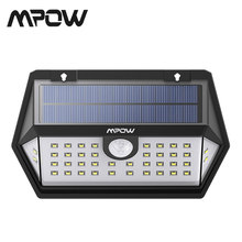 Mpow 40 LED датчик движения Солнечная садовая лампа наружная IP65 водонепроницаемая 120 широкоугольный датчик Luz Солнечная Led Para внешняя 2024 - купить недорого