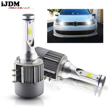 iJDM Car H15 LED Bulb Headligh 24W 2000LM Wireless Car Headlight Lamp 12V Conversion Driving Light 6500K  White For VW Audi BMW 2024 - buy cheap
