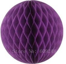 10 peças 4 ",6",8 ",10",12 ",14",16 "bolas de favo de mel de papel roxo, decorações de festa de casamento, dia das mães, cenário de decoração de flores 2024 - compre barato