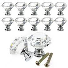 1pc/lot 31mm Diamond Crystal Glass Alloy Door Drawer Cabinet Wardrobe Pull Handle Knobs New YL874052 2024 - buy cheap