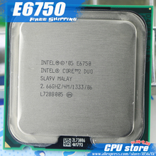 Процессор Intel Core 2 Duo E6750 (2,66 ГГц/4 Мб/1333 ГГц), разъем 775, бесплатная доставка 2024 - купить недорого