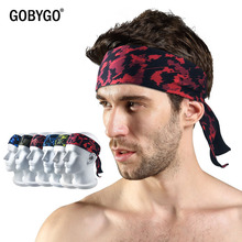 GOBYGO Lyca впитывающая спортивная повязка на голову, Эластичный Напульсник для мужчин и женщин, Йога, повязки для волос, повязки на голову, спортивные повязки для занятий спортом в тренажерном зале 2024 - купить недорого
