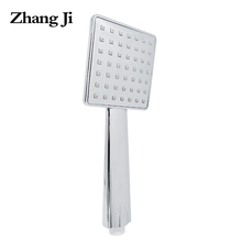 Zhang Ji Bathroom Square Fragrand Shower Head Built-in Perfume Silicone Hole Eletroplated Water Saving Showerhead ABS Big Panel 2024 - buy cheap