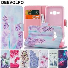 For Coque Case Samsung Galaxy J1 2016 Fundas J120 J120F SM-J120F Flip Leather Silicon Holder Cover Phone Cover Case Wallet DP23Z 2024 - buy cheap