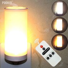 LED Smart Remote Control Night Light Plug-in Dimmer Table Lamp Wall Light Kitchen Cabinet Light Lamp 10-Level Brightness 2024 - buy cheap