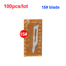 100pcs/lot 15# surgical knives blades (For 15 # scalpel Use a to replace) for Wood Carving tools PCB Repair DIY blade tool 2024 - buy cheap