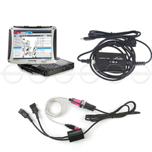 Herramienta de diagnóstico linde doctor + canbox con Cable de contacto USB para ordenador portátil cf19 2024 - compra barato