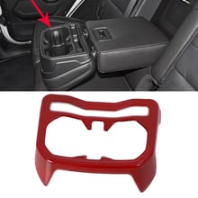 Red Car Rear Row Water Cup Holder Frame Decal Cover Trim Cover Interior 3D Sticker Accessories for Jeep Wrangler JL 2018 2019 2024 - buy cheap