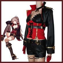 Jogo azur lane pirata mnf jean bart cosplay uniformes traje cosplay traje jaqueta preta outfit 2024 - compre barato