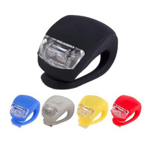 Bicycle Front Light Silicone LED Head Front Rear Wheel Bike Light Waterproof Cycling With Battery Bicycle Accessories Bike Lamp 2024 - buy cheap