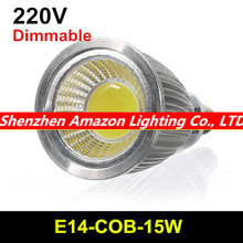 Super Power AC 220V 240V 15W E14 COB spotlight lamps High Lumen Bulb Pendant lights Ceiling light 1pcs/lots 2024 - buy cheap