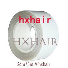Freeshipping - 20pcs HIGH QUALITY 2cm*3m Double-Sided Adhesive Tape for SKIN WEFT Hair Extension 2024 - купить недорого