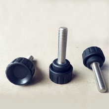 5pcs M5 stainless steel Bakelite round Stripe handle screw Hand twist rubber head screws Small knob 10~25mm length 2024 - buy cheap