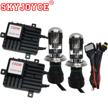 SKYJOYCE-Lámpara de faro para camión, kit hid de Bixenón H4, 12V, 24V, H4-3, 6000K, 8000K, 5000K, kit hid H4, 4300K, 24V, H1, H7, H11, H3 2024 - compra barato