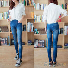 Женские джинсы с принтом 90 см, облегающие эластичные джеггинсы, штаны, леггинсы 2024 - купить недорого
