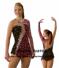 Girls Figure Ice Skating Dresses Graceful New Brand Figure Skating Competition Dress DR4110 2024 - buy cheap