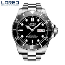 New LOREO Diving Series Classic Luxury Seagull movement Men Automatic Watches Stainless Steel 200m Waterproof Mechanical Watch 2024 - buy cheap