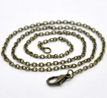 8Seasons Iron Alloy Link Cable Chain Necklace Antique Bronze Color Handmade Women Jewelry 45.6cm long, Chain Size: 2x3mm,12PCs 2024 - buy cheap