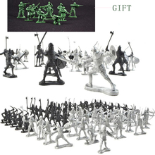 Набор фэнтезийных миниатюрных старых солдат, военные битвы, кавалерия, модель мечеискателя, игрушки для детей, подарок на день рождения A196 2024 - купить недорого