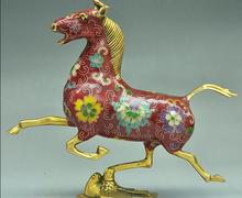 Estatua de Animal Chebi, esmalte Cloisonne, esmalte dorado, antigua diosa China 2024 - compra barato
