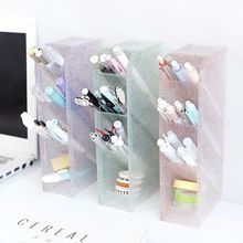 Multi-function 4 Grid Desktop Pen Holder Office School Storage Case Box Desktop Pens Pencil Organizer 2024 - buy cheap