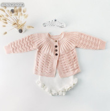 Baby Girl Clothes Knitted Baby Clothes Cardigan Cotton Newborn Baby Romper Girl Boys Jumpsuit Baby Boys Clothes Set Boys Romper 2024 - buy cheap