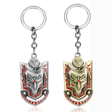dongsheng LOL Valkyrie Leona Sword Blade Shield Keychain Game Weapon Toy Pendant Keyring Key Rings For Men -50 2024 - buy cheap