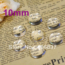 100pcs/lot, Good Quality 10mm Domed Round Transparent Clear Magnifying Glass Cabochon 2024 - buy cheap