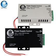 Controlador de interruptor de fuente de alimentación, AC90V-260V para cerradura de puerta eléctrica, 12VDC, 3A/5A, con retardo de tiempo, negro, sistema de Control de acceso K80 2024 - compra barato