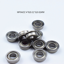 Flange Bearing 10pcs MF84ZZ 4*8(9.2)*3mm) free shipping chrome steel Metal Sealed High speed Mechanical equipment parts 2024 - buy cheap