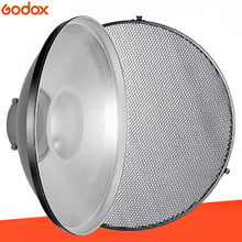 Godox Photo Studio 55cm/22" Inside Silver for Bowens Mount Beauty Dish + Honeycomb Grid & Soft Diffuser Sock for Flash Strobe 2024 - buy cheap