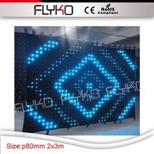 P80mm iluminação led barras de luz led rgb display led flexível levou vídeo cortina do palco cenário 2024 - compre barato