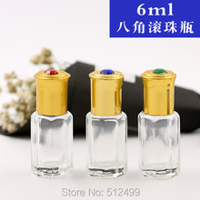 10/30/50pcs 3/6/10ML Mini Glass octagon ball bottle Perfumes Sample Vial,Small Essential Oil Bottle Transparent ball on bottle 2024 - buy cheap