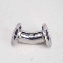 25mm O/D 304 Stainless Steel Sanitary Ferrule 45 Degree Elbow Pipe Fitting 1.5" Tri Clamp 2024 - buy cheap