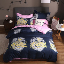 New Flower Butterfly Cartoon Style Fashion Bedding Linen Sheet Duvet Cover Pillowcase Bedding Sets/Queen 3/4pcs 2024 - buy cheap