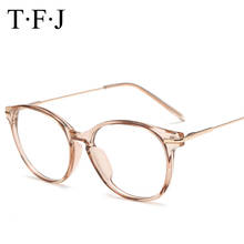 TFJ Women Eyeglasses Transparent Myopia Optical Computer Glasses Frame Brand Design Plain Eye glasses oculos de grau femininos 2024 - buy cheap