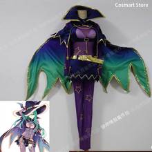 Disfraz personalizado de Anime para mujer, disfraz de Halloween de Cosplay de bruja Natsumi en vivo, nuevo 2024 - compra barato