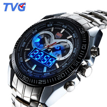 TVG Watches Men Top Brand Luxury Led Digital Analog Quartz Watch Men Sports Watches 30M Waterproof relogio masculino 2024 - buy cheap
