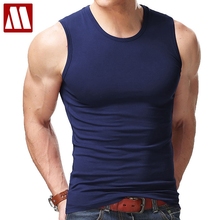 Regata masculina sem mangas estilo verão, camiseta casual de algodão para homens, regata de musculação, colete de homem s a xxl, 2021 2024 - compre barato