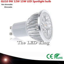 CREE Best Price 9W 12W 15W GU10 LED Bulb Led Lamp not Dimmable GU 10 3W 85-265V Led spot Light Spotlight led bulb Free shipping 2024 - buy cheap