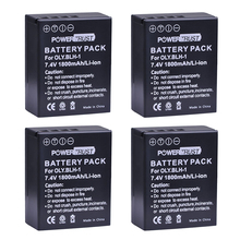 PowerTrust 4Pcs BLH-1 BLH 1 BLH1 1800mAh Replacement Li-ion Batteries for Olympus E-M1 Mark II Digital Camera 2024 - buy cheap