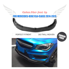 Carbon Fiber Front Bumper Lip Spoiler For Benz CLA Class W117 2014 2015 Car Styling 2024 - buy cheap